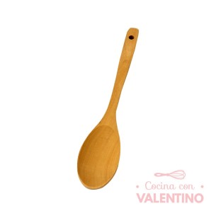 Cuchara Extra Gde. Gastronomica Palo Bco (medida 30 CM)