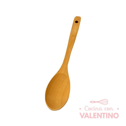 Cuchara Extra Gde. Gastronomica Palo Bco (medida 30 CM)