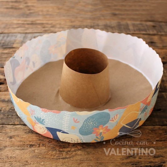 Molde Rosca Papel Diseño N°20 Flores - 1 Un