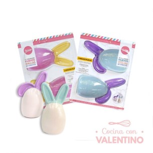 Set Placas Parpen Huevo Orejas Conejo