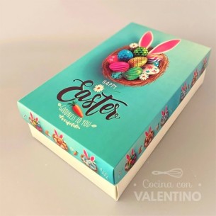Caja Sorpresa Medio Huevo Relleno Con Orejitas N° 15 - 25x15x7.5