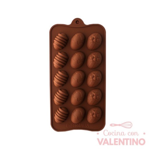 Molde Silicona Bombon Huevos Decorados - 10/15 Un