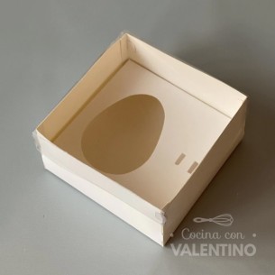 Caja Medio Huevo 12 cm - 15x15x5