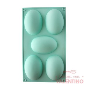 Molde Silicona Huevos Lisos - 5 Un
