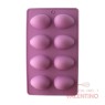Molde Silicona Huevos Lisos - 8 Un