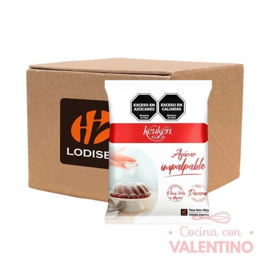 Azucar Impalpable Keuken - 500 Grs - Pack 12 Un