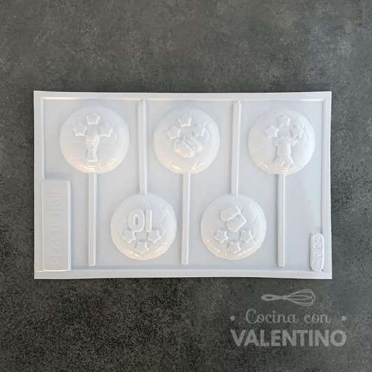 Placa Plastichok Chupetines Set Futbol 2002C