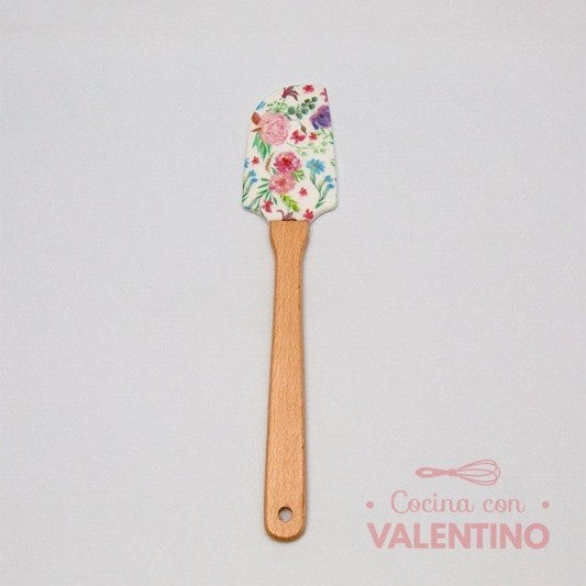 Espatula Silicona Mango Madera DISEÑO