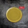 Plato Bandeja Carton Dorado - 21 Cm - 50 Un