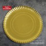 Plato Bandeja Carton Dorado - 35 Cm - 50 Un