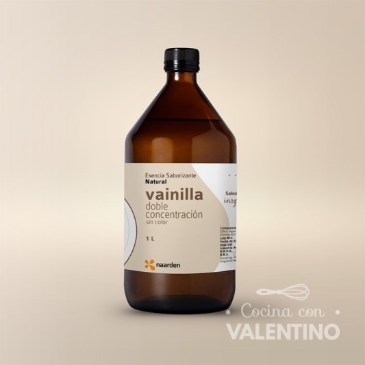 Esencia Naarden Vainilla Natural Doble Sin Color - 1 Lt.