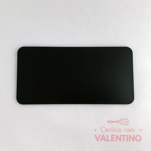 Base Fibro Plus Rectangular  con Tacos Negra - 20x25