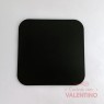 Base Fibro Plus Cuadrada con Tacos Negra - 26x26 Cm