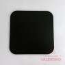Base Fibro Plus Cuadrada con Tacos Negra - 28x28 Cm