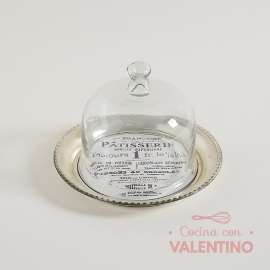Campana Vidrio Kotah Plato Bronce 23x14