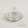 Campana Vidrio Kotah Plato Bronce 23x14