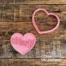 Cortante + Sello DeliPrint Corazon Barbie