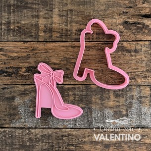 Cortante + Sello DeliPrint Zapato Barbie D4