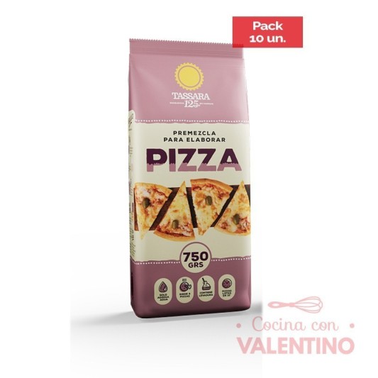 Premezcla Tassara para Pizza - 750 Grs - Pack 10 Un