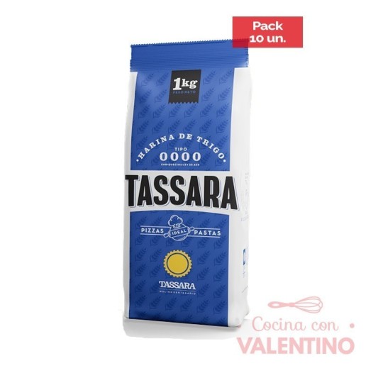 Harina 4/0 Tassara - 1 Kg - Pack 10 Un