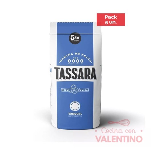 Harina 4/0 Tassara - 5 Kg - Pack 5 Un