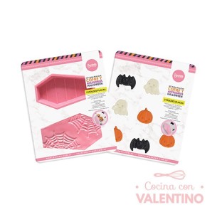 Set Placas Parpen Cofre y Accesorios Halloween