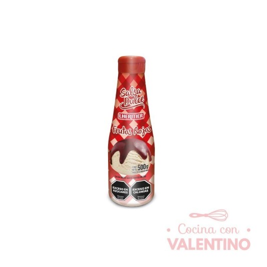 Salsa Lheritier Frutos Rojos - 500 Grs