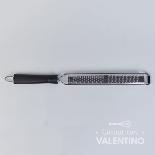 Rallador Zester Mango Negro Doble Filo