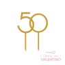 Cake Topper Plaqui Numero 50