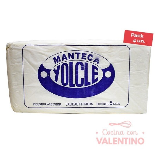 Manteca Yolcle - 5 Kg - Pack 4 Un