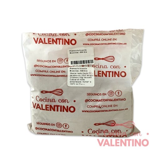 Premezcla Inventis Brownies - 500 Grs