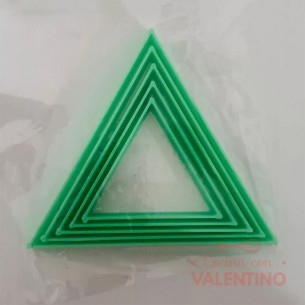 Cortante Flogus Plastico Set Triangulo x5