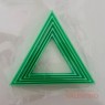 Cortante Flogus Plastico Set Triangulo x5