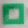 Cortante Flogus Plastico Set Cuadrado con Ondas x5
