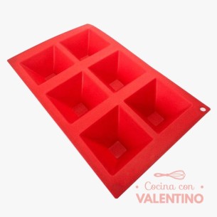 Molde Silhome Silicona Muffin Piramide