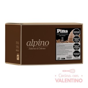 Baño de Moldeo Alpino Pins Leche - 1 Kg - Pack 6 Un