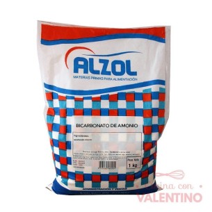 Bicarbonato de Amonio Alzol - 1 Kg