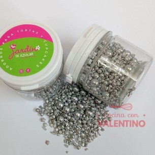 Sprinkles Jardin Repostero Plateado - 75 Gr