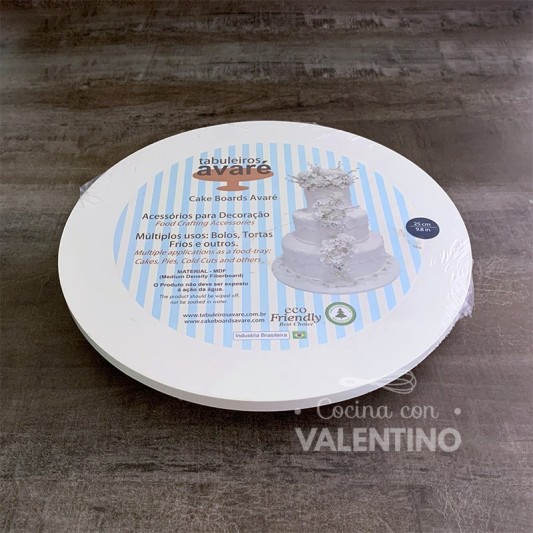 Base para Torta Avare 25mm - 25 Cm