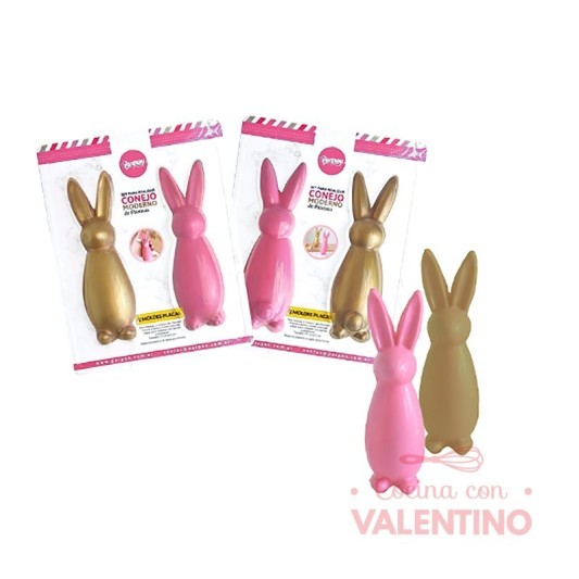Set Placas Parpen Conejo de Pascua Moderno