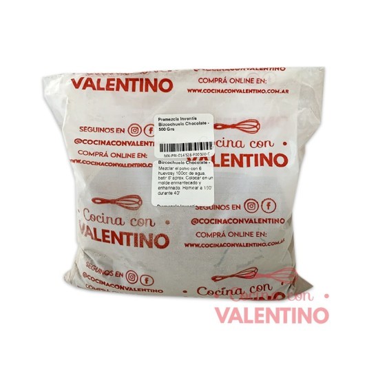 Premezcla Inventis Bizcochuelo Chocolate - 500 Grs