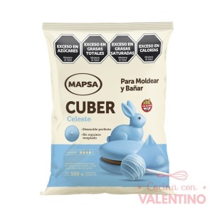 Baño de Moldeo Mapsacuber Celeste - 500 Grs