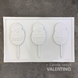 Placa Plastichok Chupetines Pollitos x 3 1617C