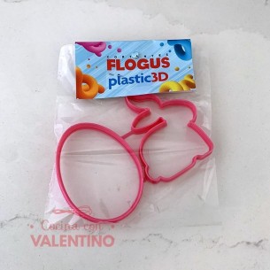 Cortante Flogus Plastico Set Huevo y Conejo