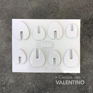 Placa Plastichok Huevo 3D x 4 1486A