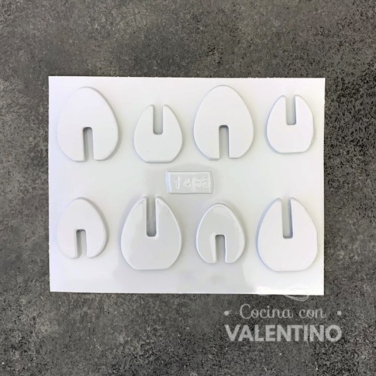Placa Plastichok Huevo 3D x 4 1486A