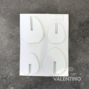 Placa Plastichok Huevo 3D x2 1487A