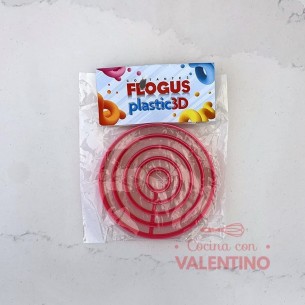 Cortante Flogus Plastico Set Circulo x5