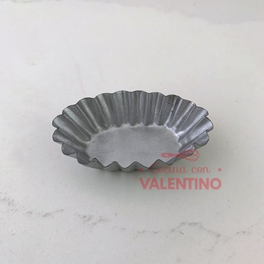 Molde Tarteleta Nro 4  Aluminio Doña Clara