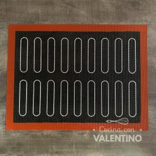 Placa de Silicona Vainilla / Eclair / Macaron